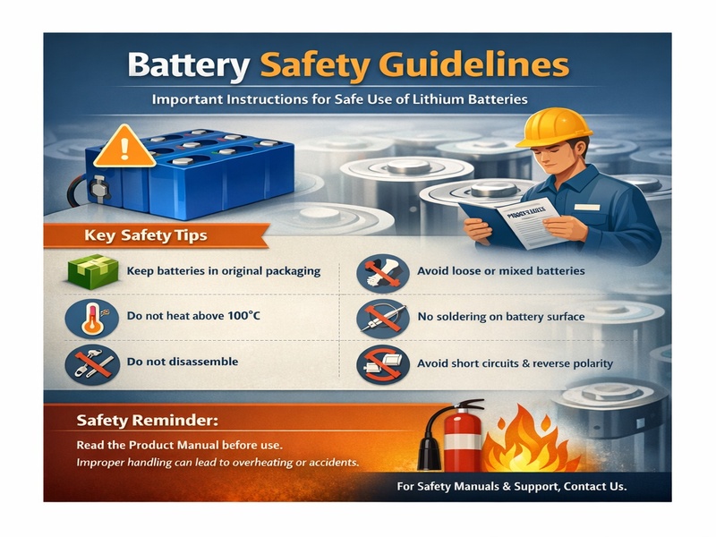 Battery Safety Guidelines: Instructions for the Safe Use of Lithium Batteries