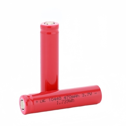 3.7V 10440 470mAh 3C rate Li-ion Battery 