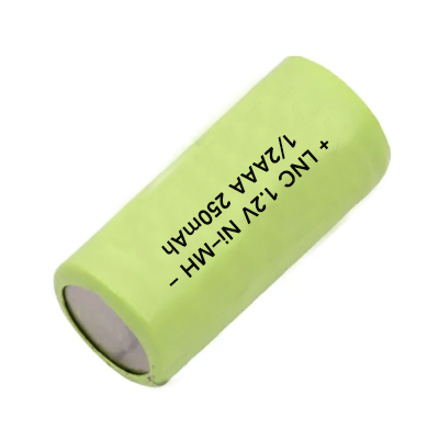 1.2V 1/2AAA 250mAh NiMH Rechargeable Battery
