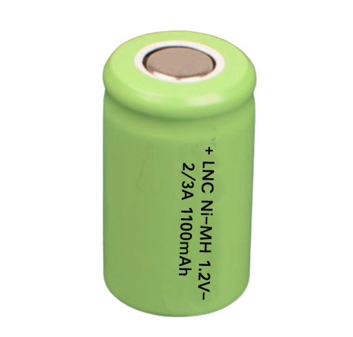 1.2V 2/3A 1100mAh NiMH Rechargeable Battery