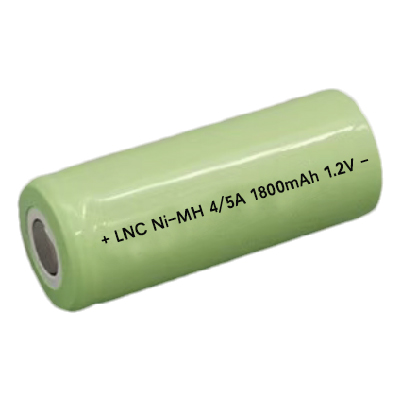 1.2V 4/5A 1800mAh NiMH Rechargeable Battery