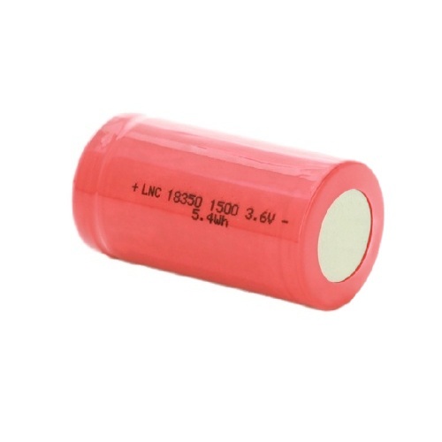 3.7V 18350 1500mAh 3A Li-ion Battery 