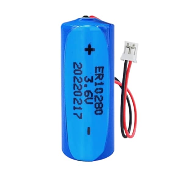 3.6V 450mAh ER10280 LiSOCl2 Battery with PH2.0-2P