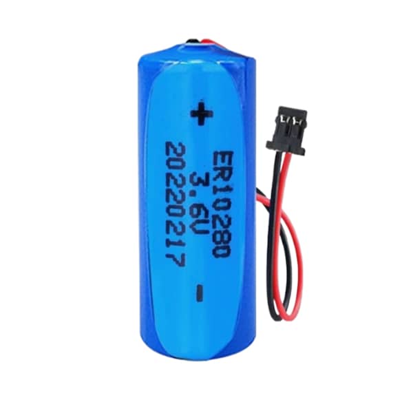 3.6V 450mAh ER10280 LiSOCl2 Battery with SM-2P