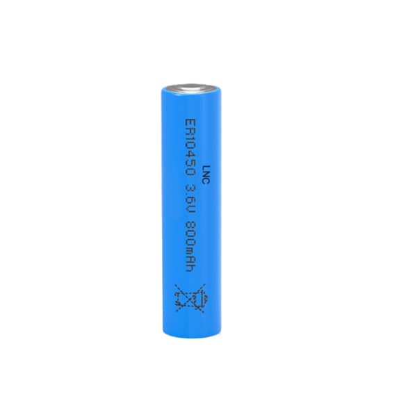3.6V 800mAh ER10450 LiSOCl2 Battery