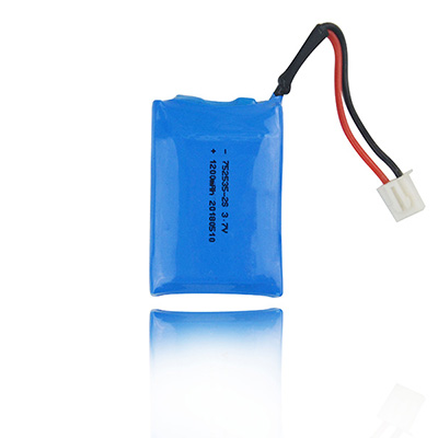 3.7V 1200mAh 2P 752535 LiPo Pack