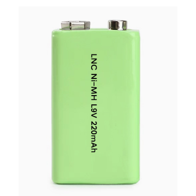 9V 220mAh NiMH Rechargeable Battery