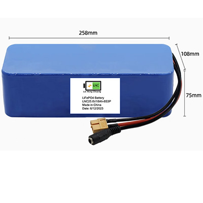 Depth of Discharge 25.6V 18Ah LFP battery 