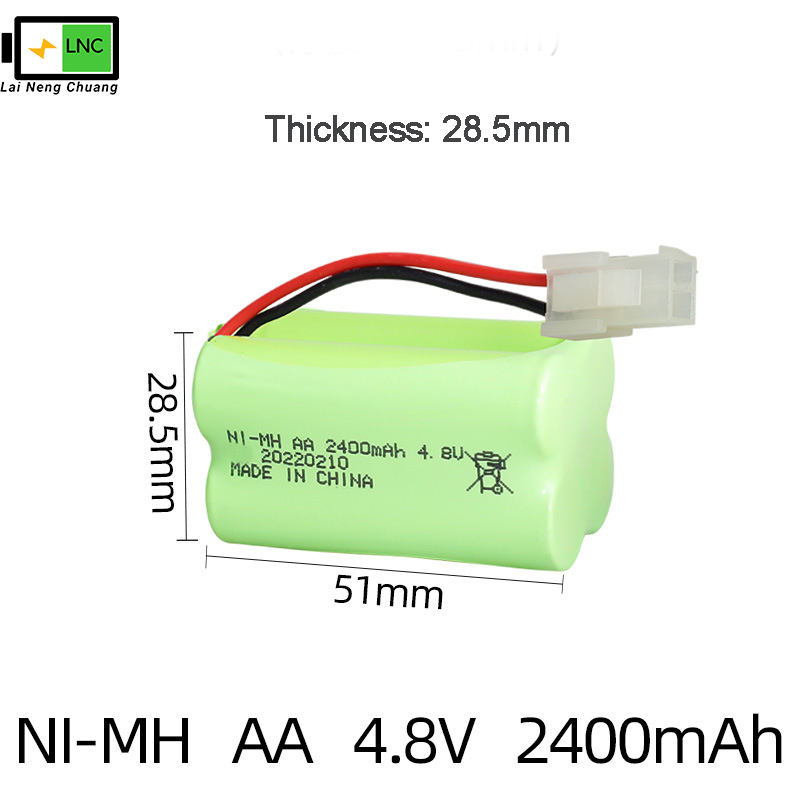 Ni-MH AA 4.8V 2400mAh With SKU-10-5559 Connector 