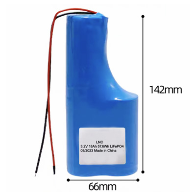 OEM 32700 1S3P lithium iron phosphate battery pack 3.2V 18A Lifepo4 for solar street light surveillance camera