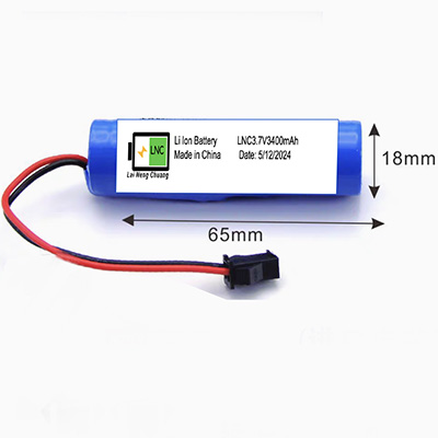 Rechargeable Li-ion 18650 3.7V 3400mah